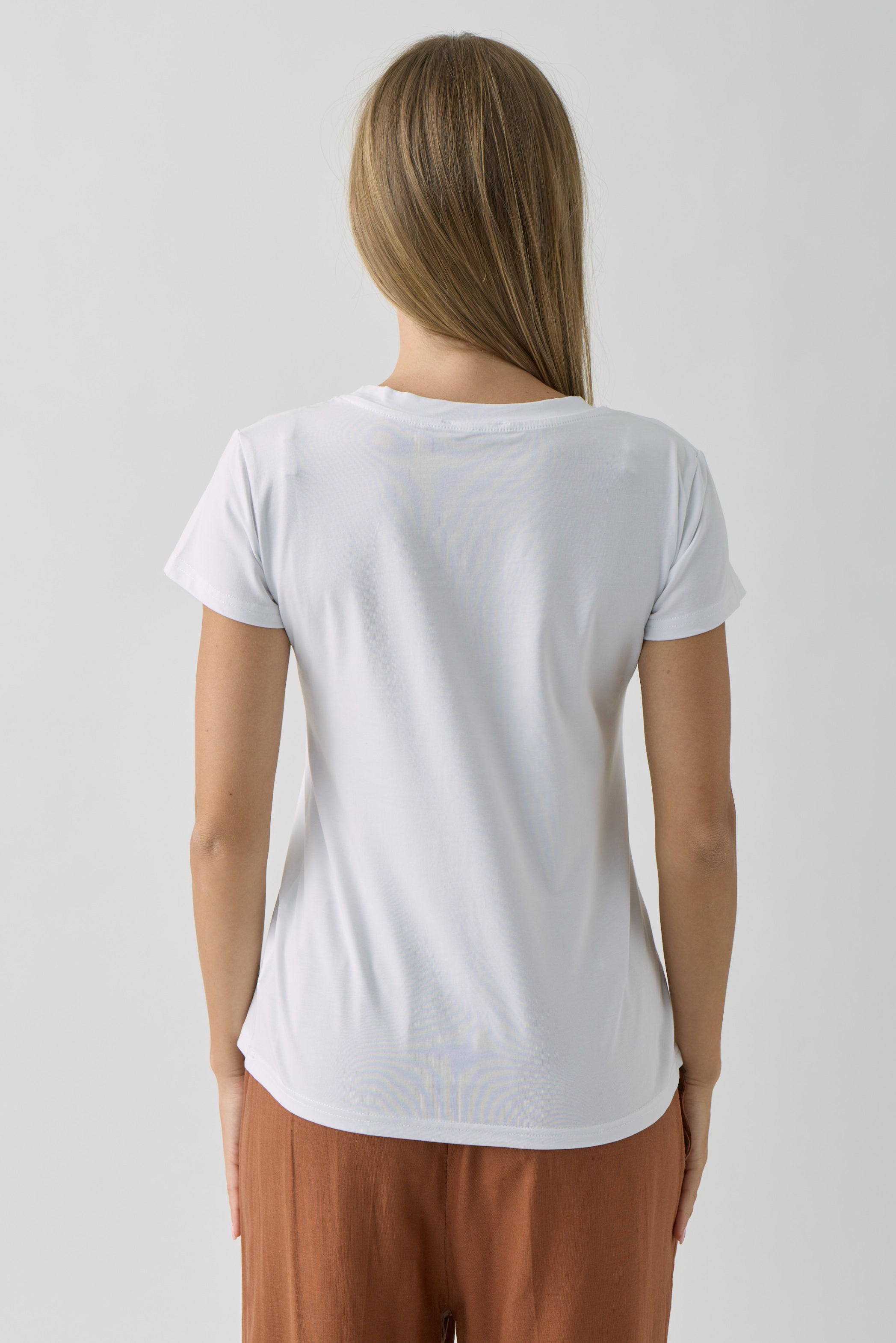 T-Shirt Flower bordeaux|Colore:Bordeaux