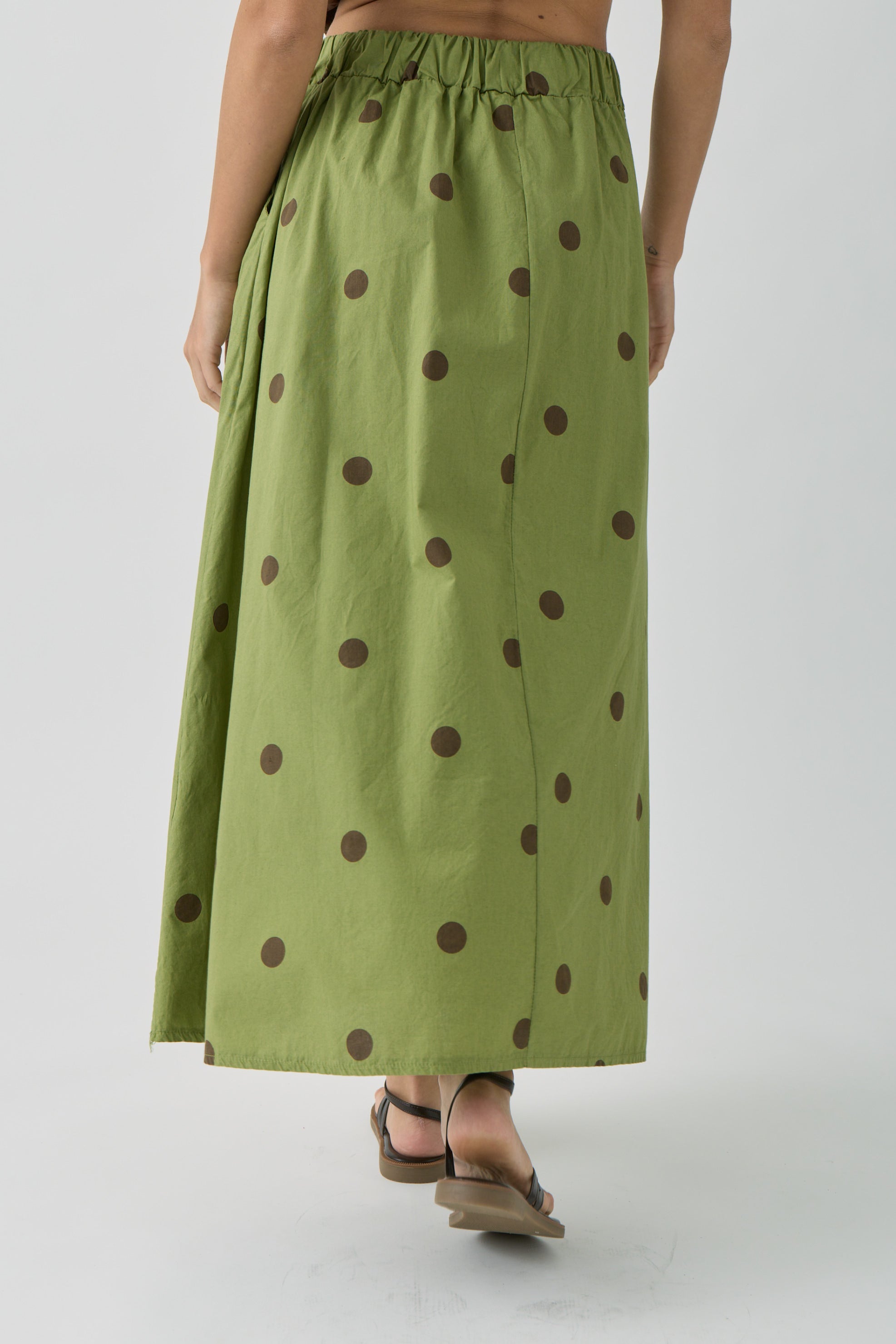 Gonna Olivia verde|Colore:Verde