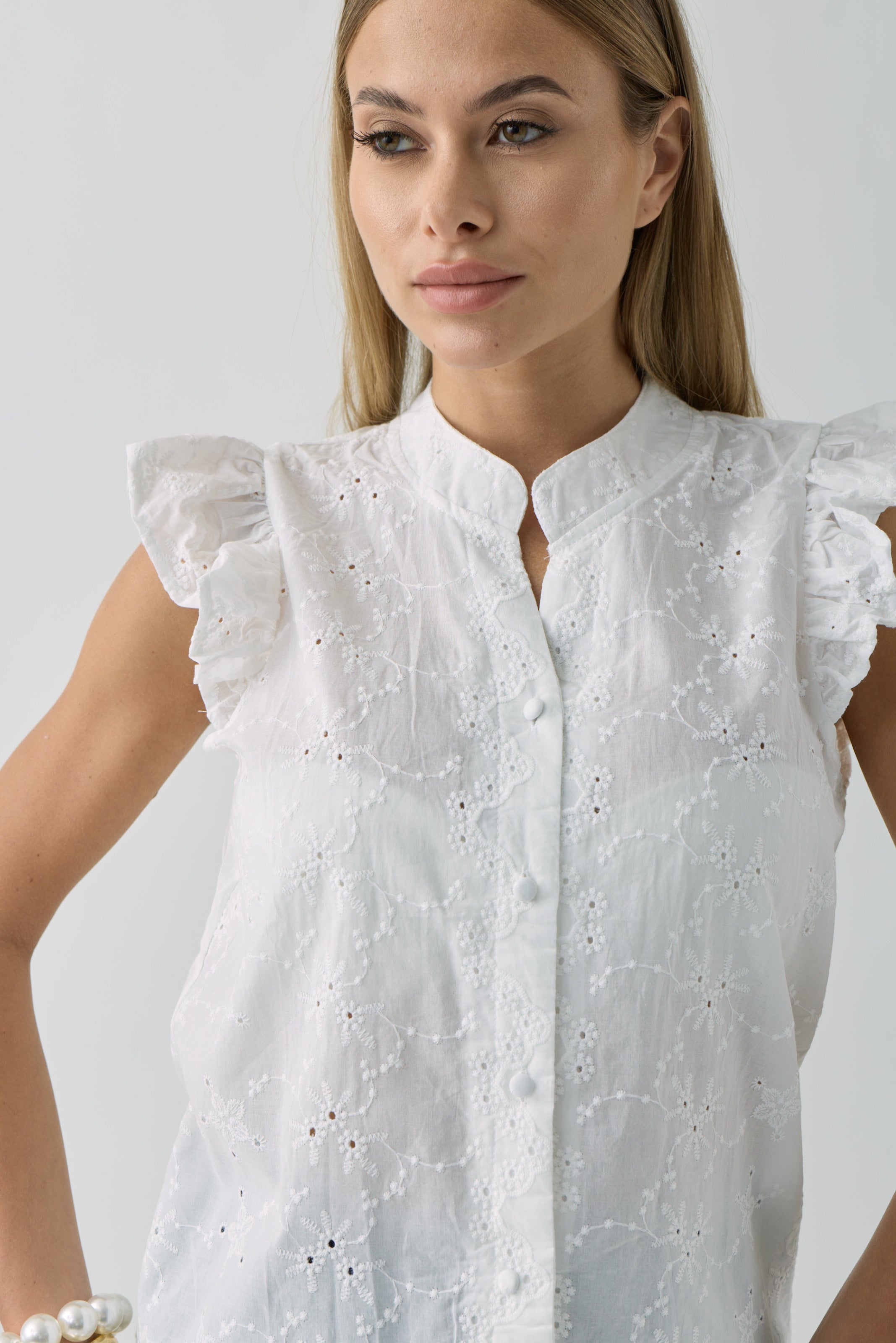 Camicia Margot bianco|Colore:Bianco