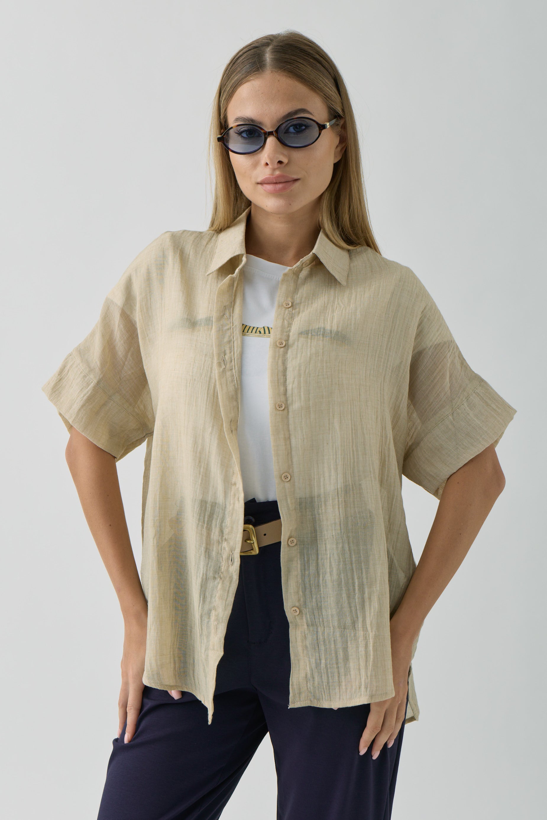 Camicia Ruben cammello|Colore:Cammello