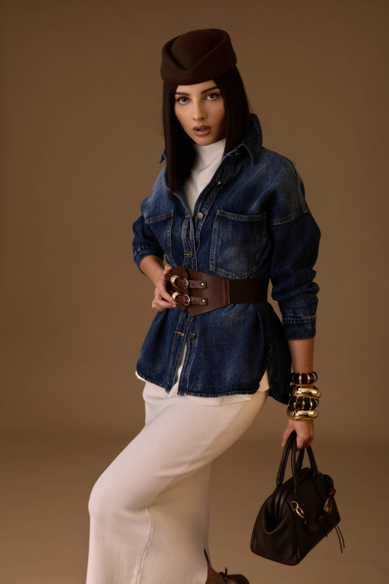 Camicia Denim Urban denim scuro|Colore:Denim scuro