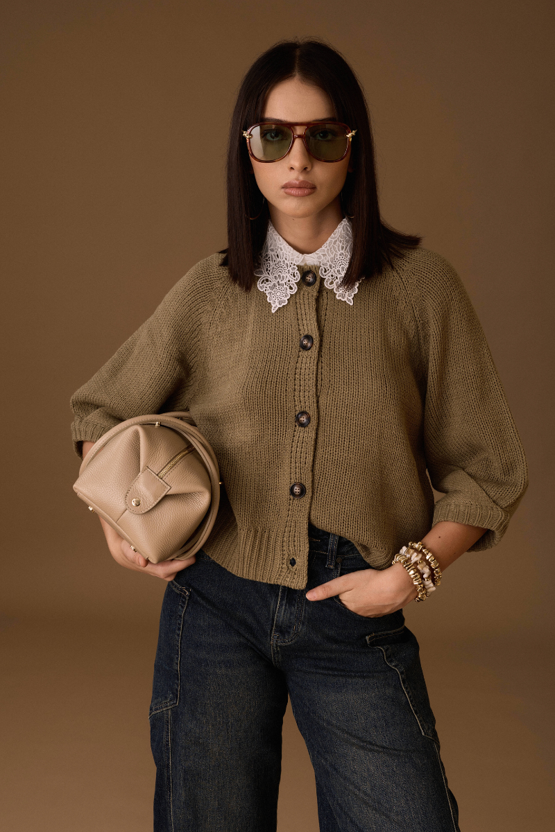 Cardigan Lauren verde|Colore:Verde