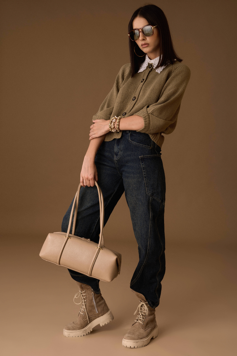 Jeans Con Tasconi denim|Colore:Denim