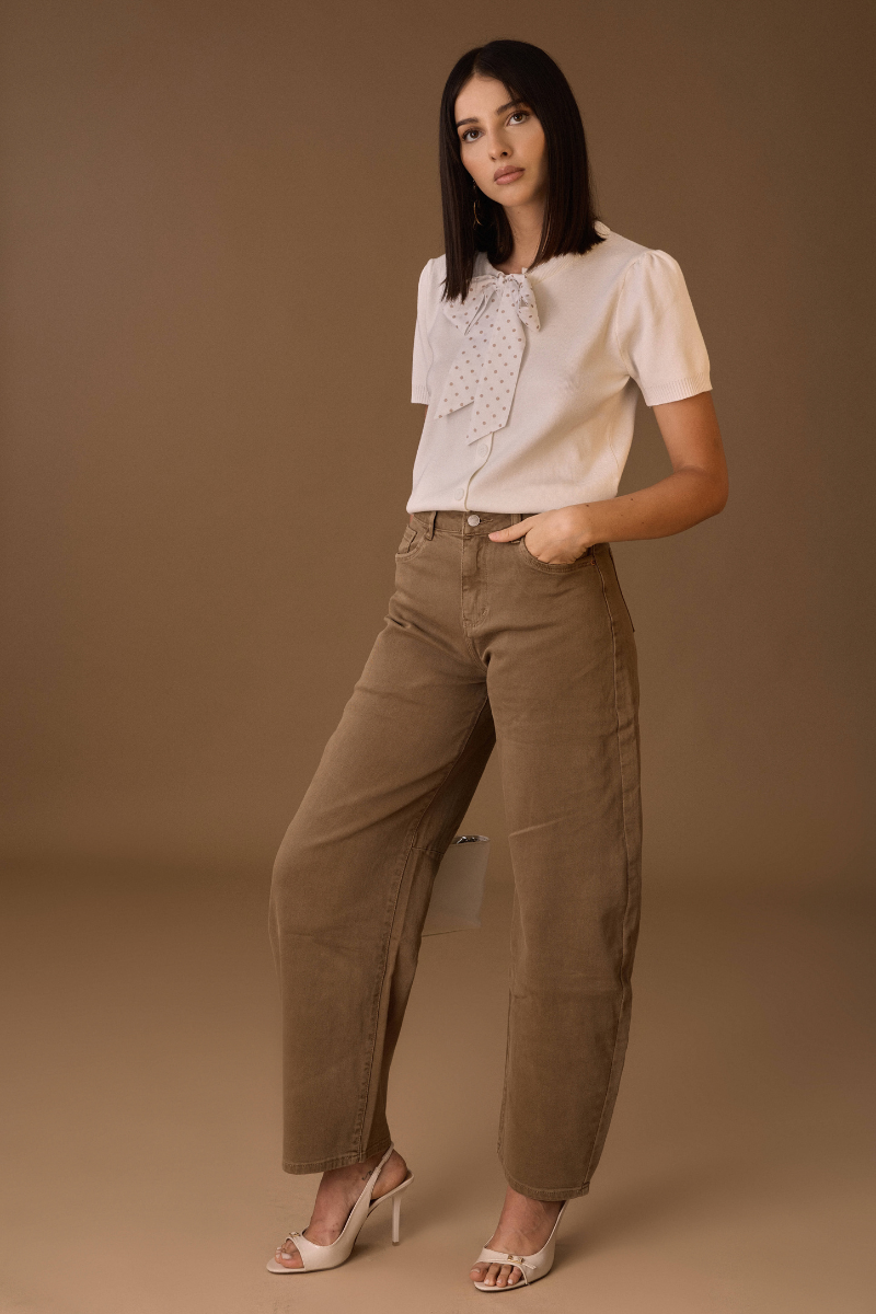 Pantalone Ballon cammello|Colore:Cammello