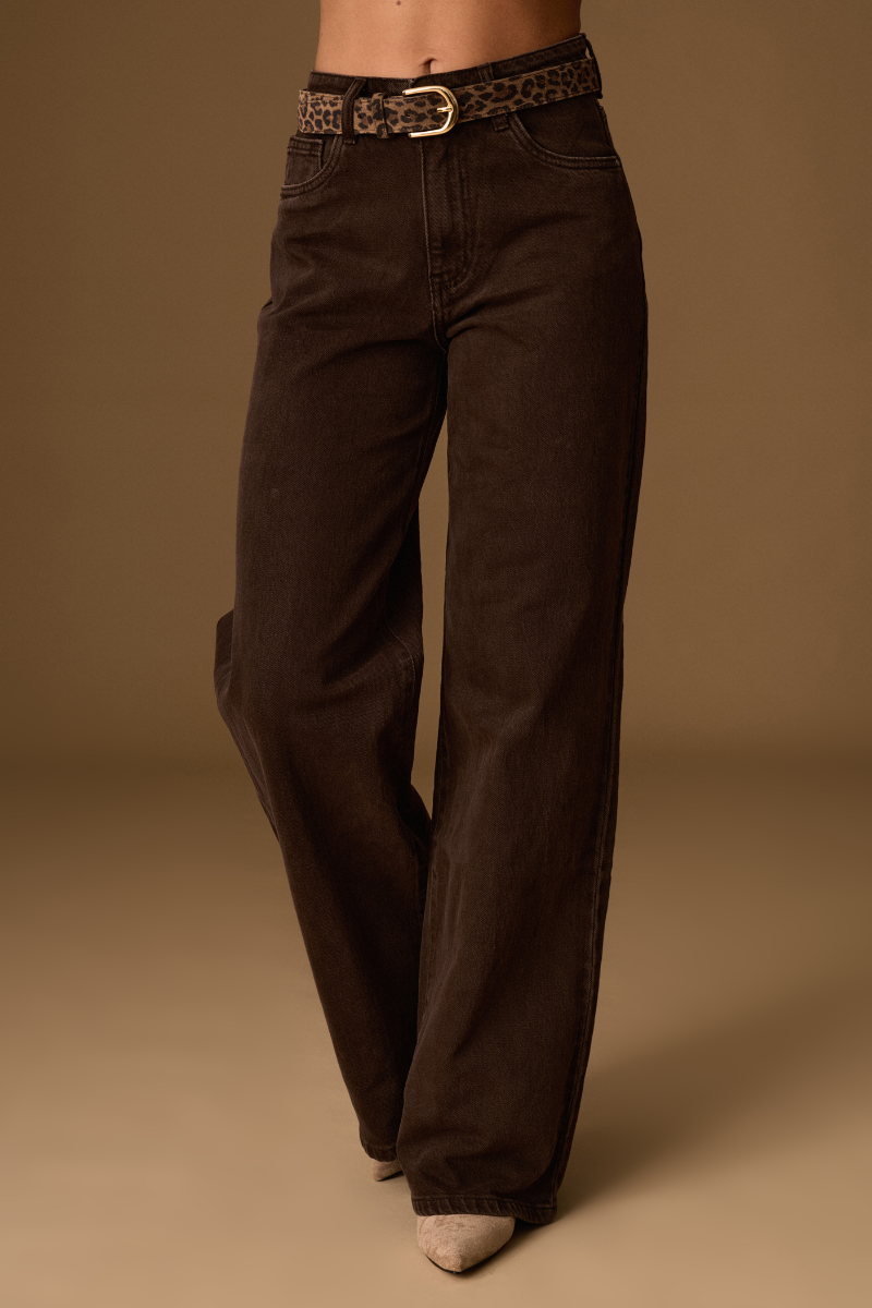 Pantalone Palazzo testa di moro|Colore:Testa di moro