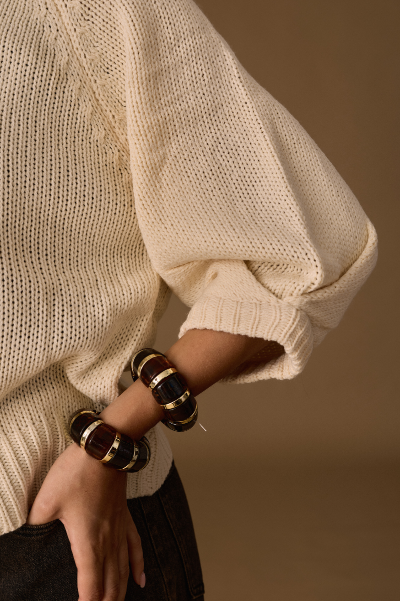Cardigan Lauren Burro|Colore:Burro
