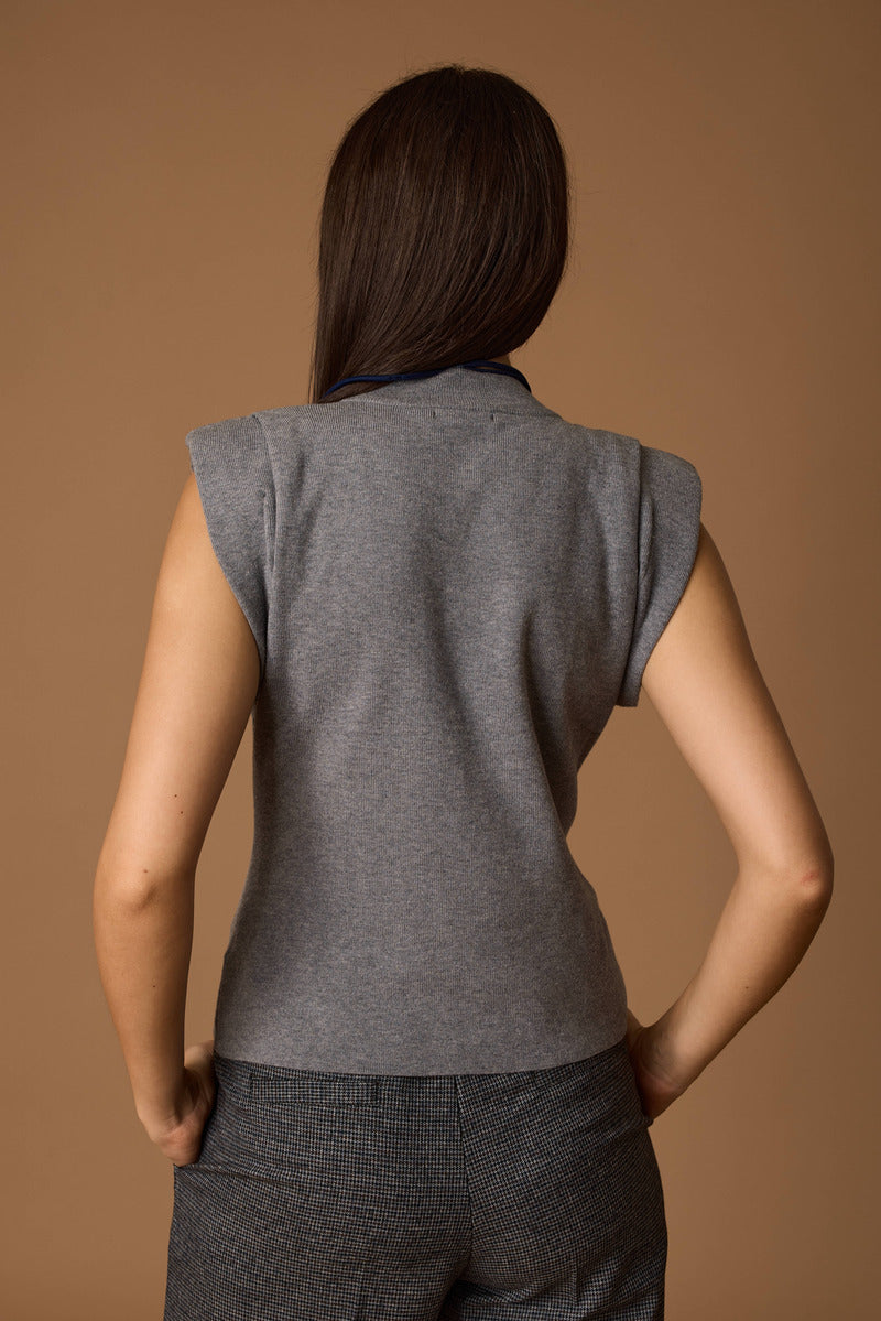Maglia Con Spalline grigio|Colore:Grigio