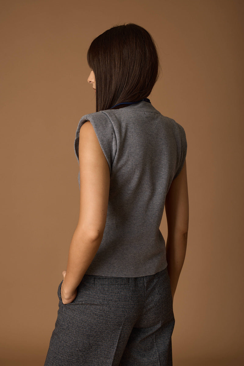 Maglia Con Spalline grigio|Colore:Grigio