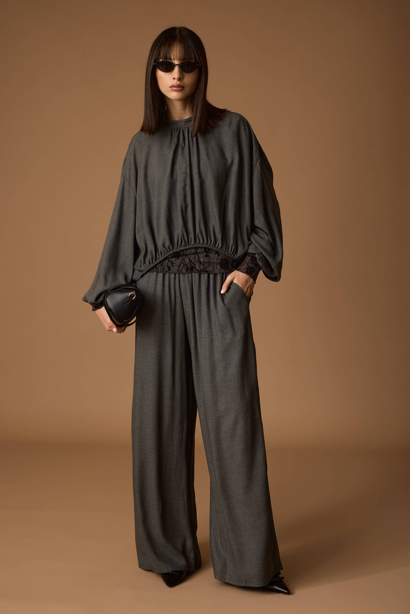 Coordinato Comfort grigio|Colore:Grigio