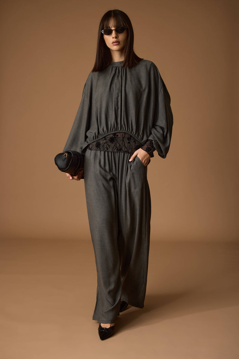 Coordinato Comfort grigio|Colore:Grigio