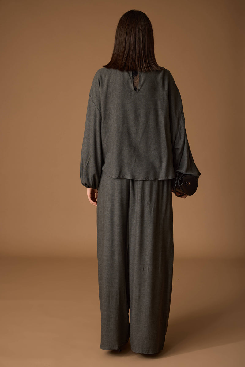 Coordinato Comfort grigio|Colore:Grigio