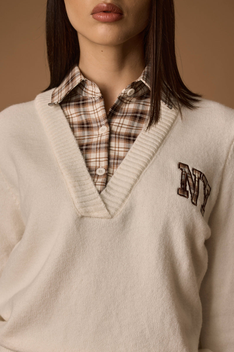 Pull NY Testa di moro|Colore:Testa di moro