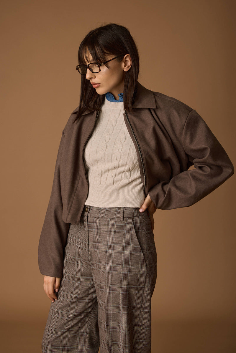 Bomber Urban tortora|Colore:Tortora