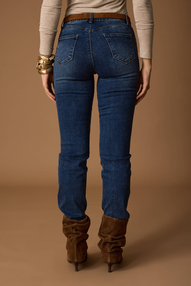 Jeans Push Up denim|Colore:Denim