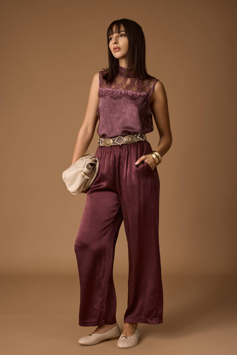 Pantalone Soft Malva|Colore:Malva