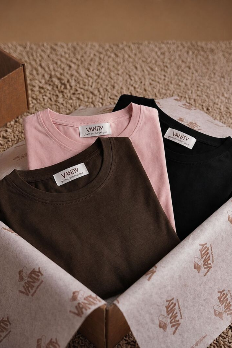 Kit T-Shirt Over t.moro-rosa antico-nero|Colore:T.moro-rosa antico-nero