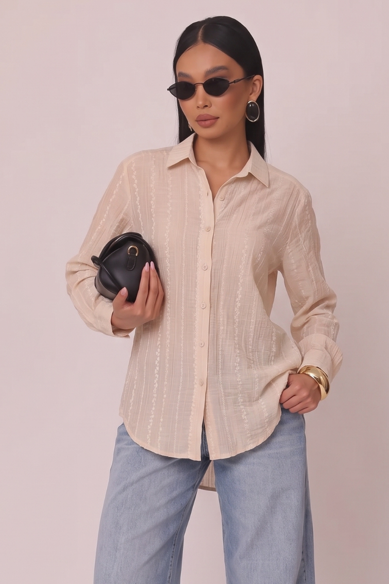 Camicia Adeline beige|Colore:Beige