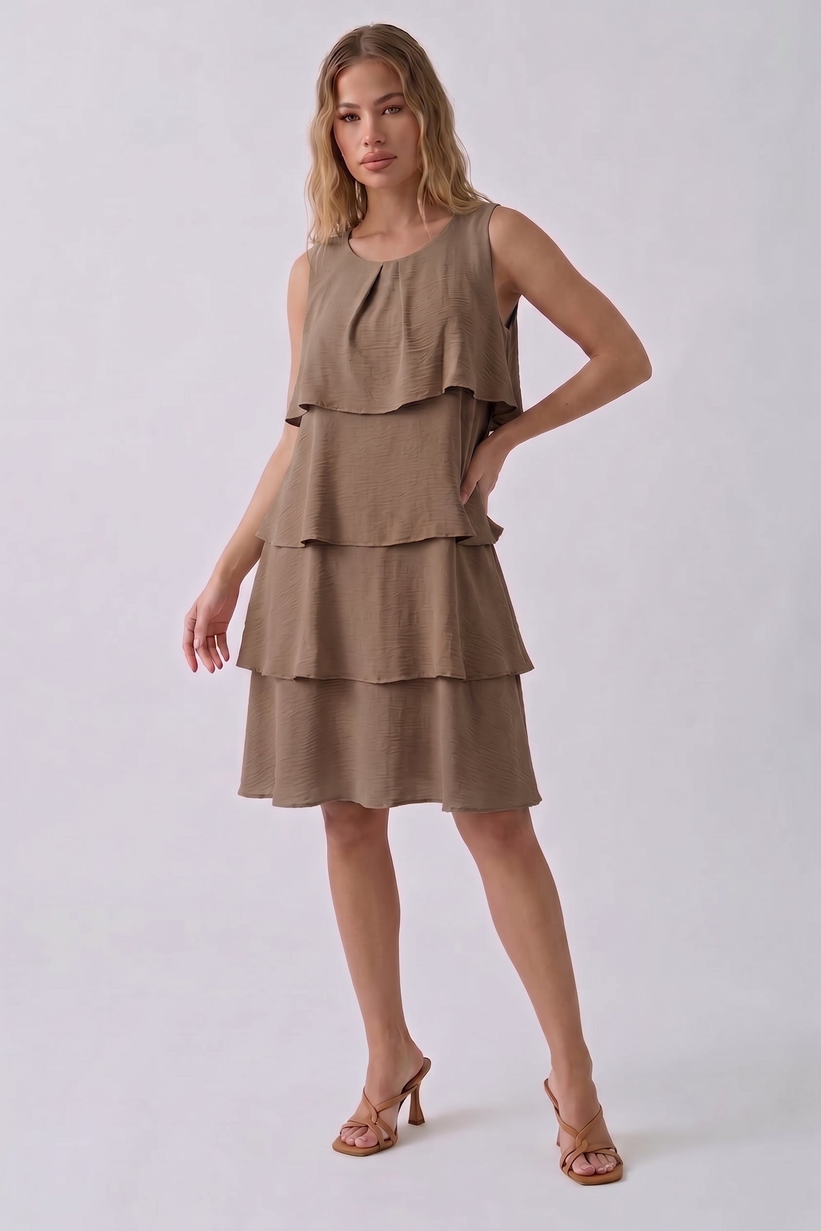 Abito Valery Cammello|Colore:Cammello