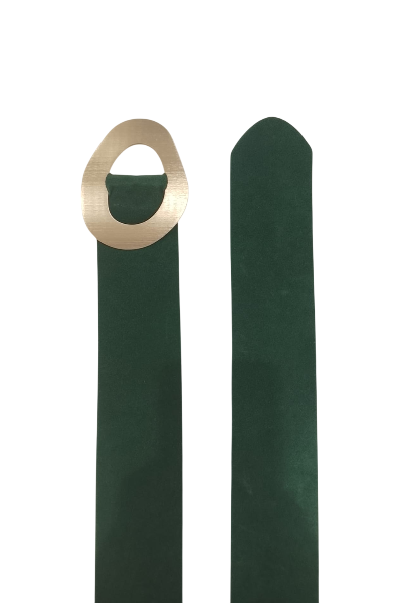 Fusciacca Fibbia Dorata verde bosco|Colore:Verde bosco