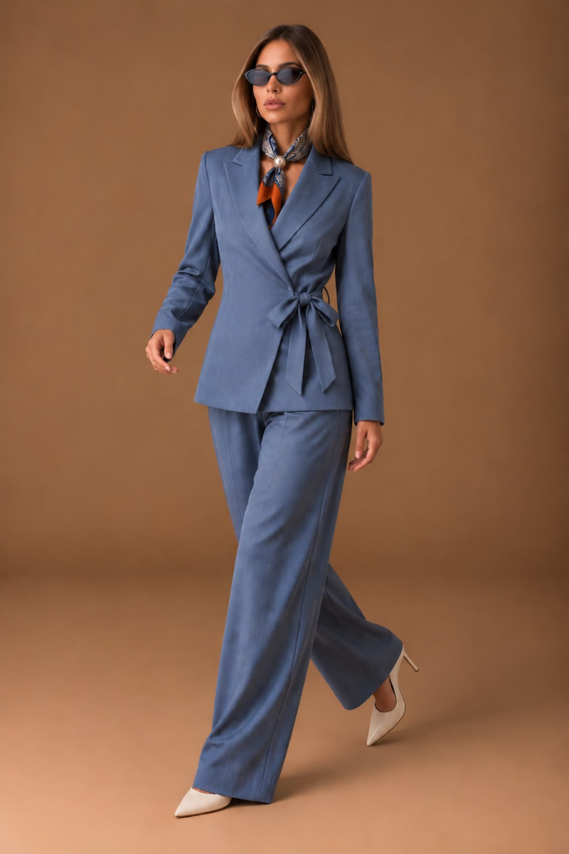 Coordinato Nina denim chiaro|Colore:Denim chiaro
