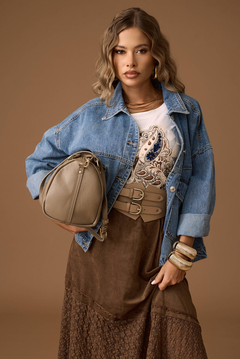 Giubbino Denim Kylie denim|Colore:Denim