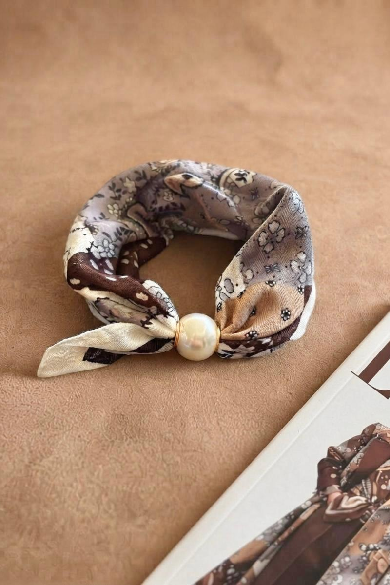 Foulard Cashmere bianco|Colore:Bianco