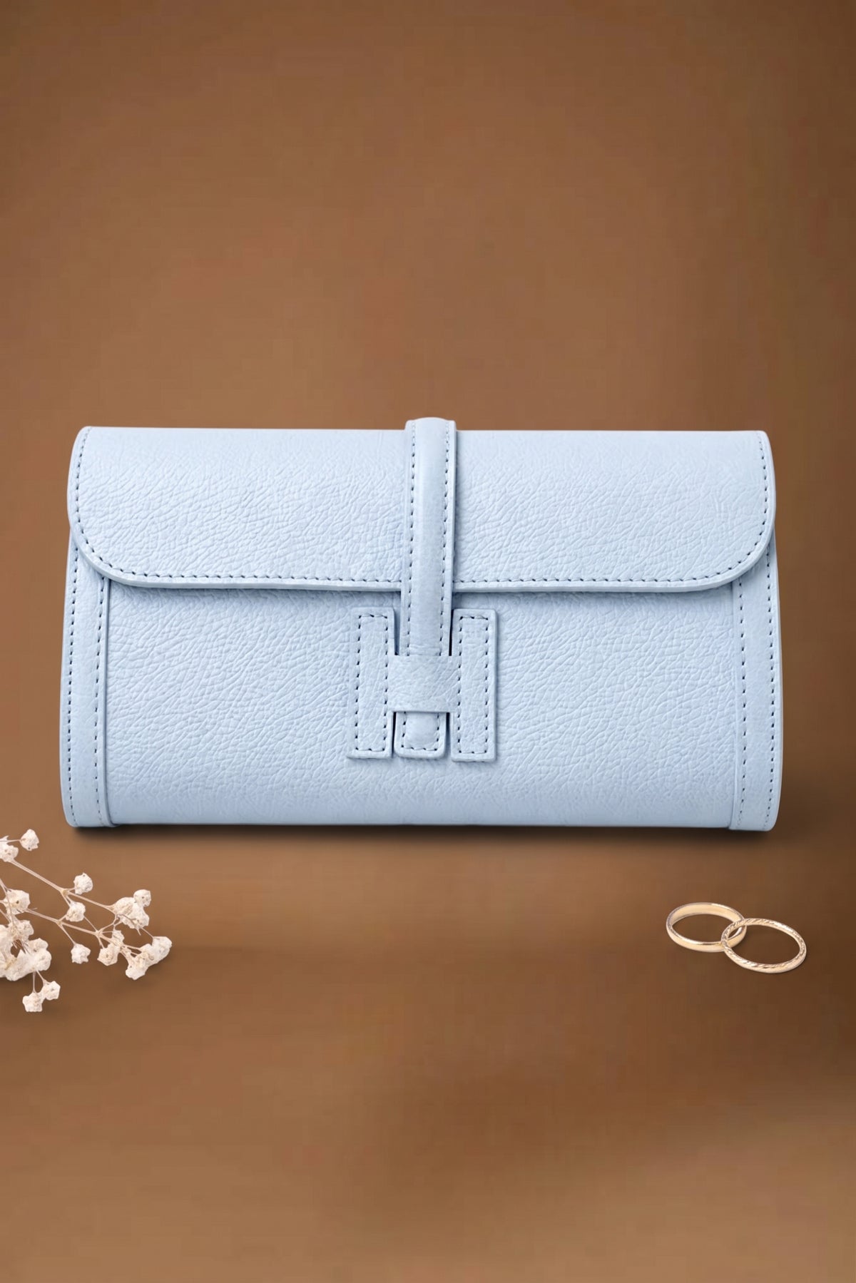 Clutch H azzurro|Colore:Azzurro
