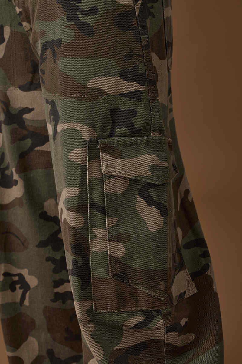 Pantalone Militare verde militare|Colore:Verde militare