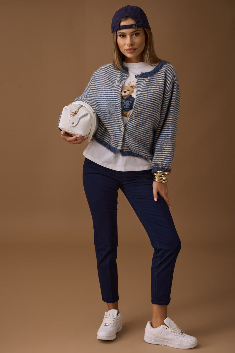 Pantalone Basic Blu|Colore:Blu