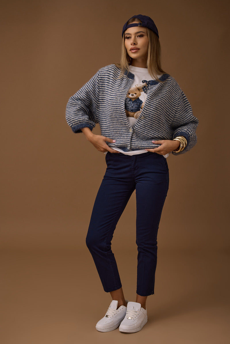 Pantalone Basic Blu|Colore:Blu