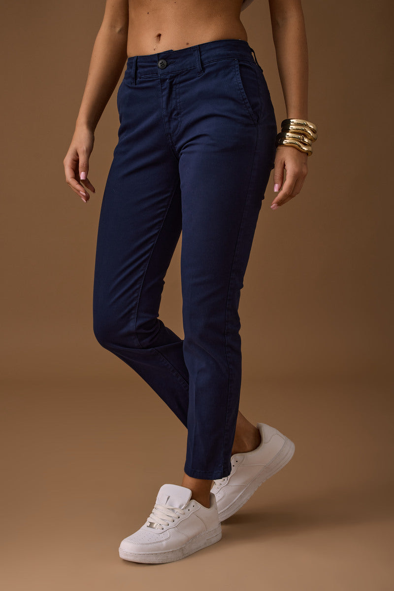 Pantalone Basic Blu|Colore:Blu