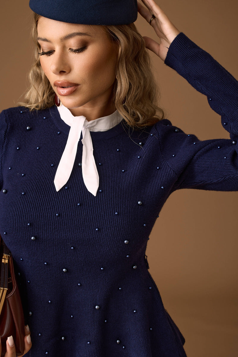 Coordinato Perle blu|Colore:Blu