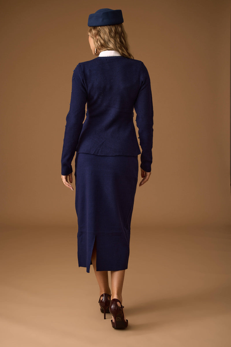 Coordinato Perle blu|Colore:Blu
