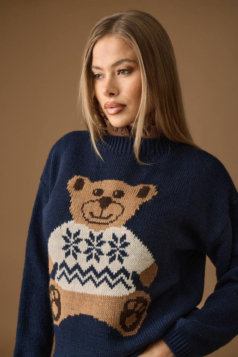 Pull Teddy blu|Colore:Blu