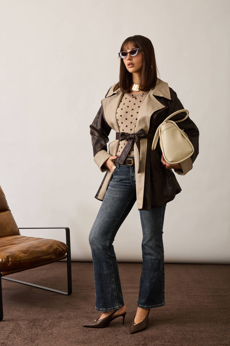 Jeans Zampetta denim scuro|Colore:Denim scuro
