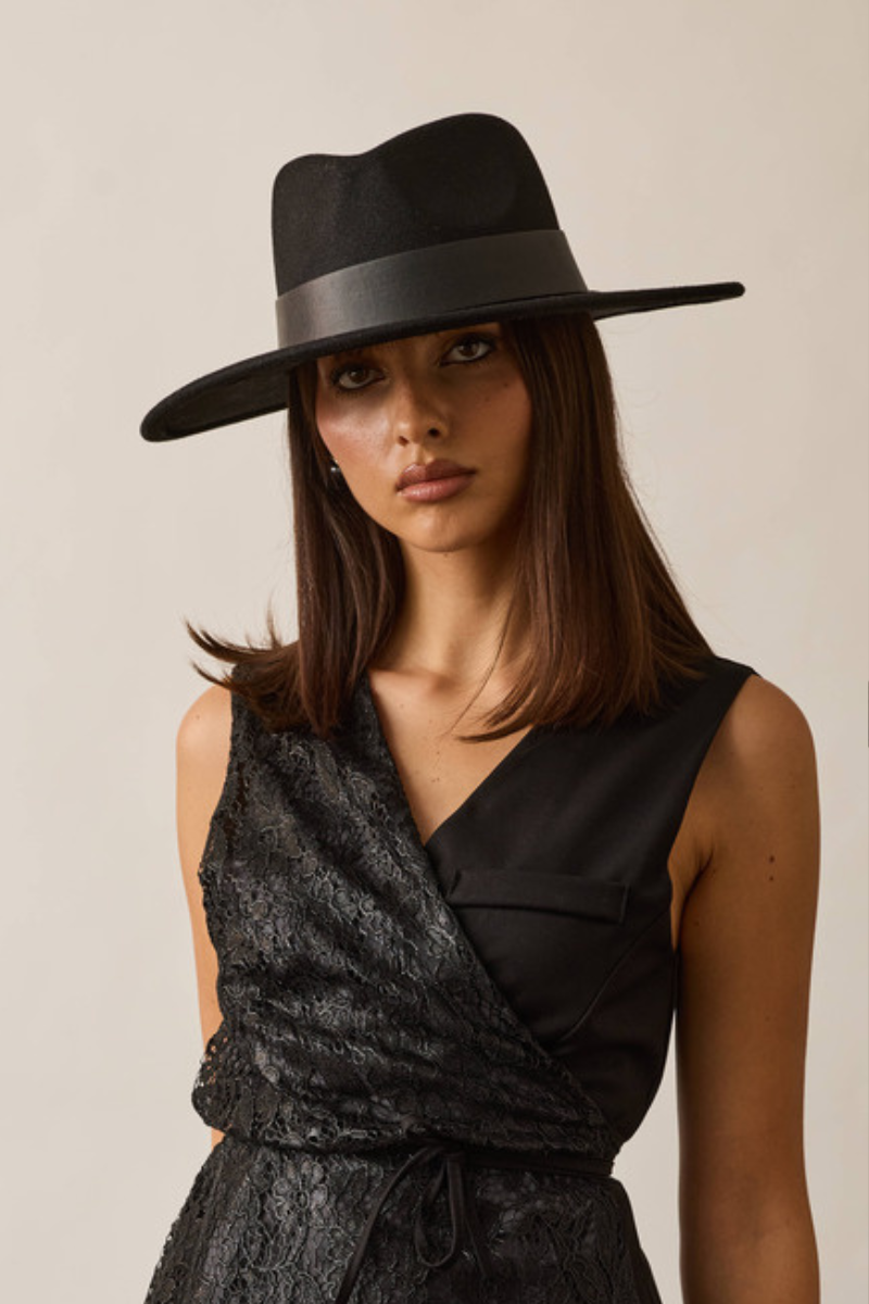 Cappello Con Fascia nero|Colore:Nero