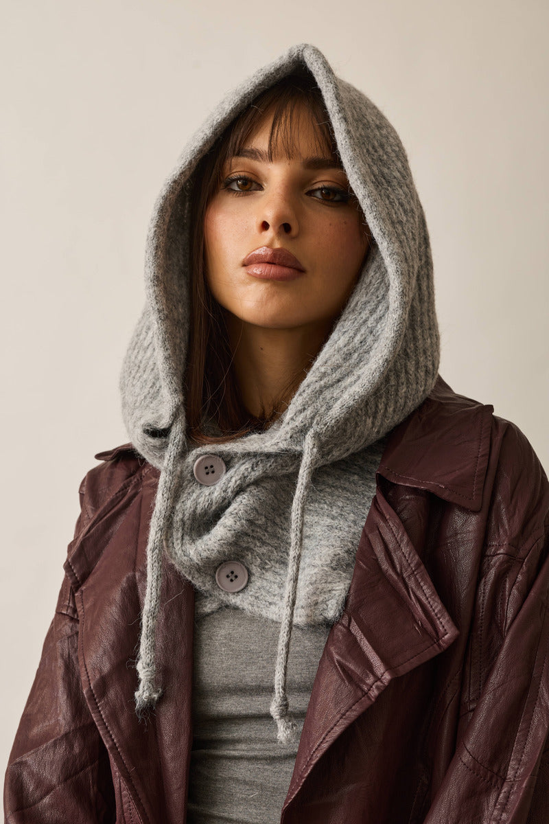 Balaclava Lana grigio|Colore:Grigio