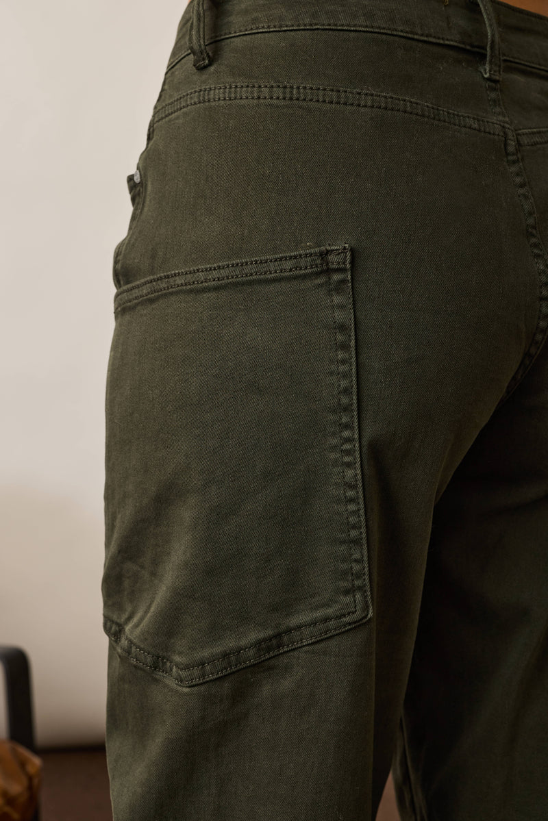 Pantaloni Con Tasconi verde militare|Colore:Verde militare