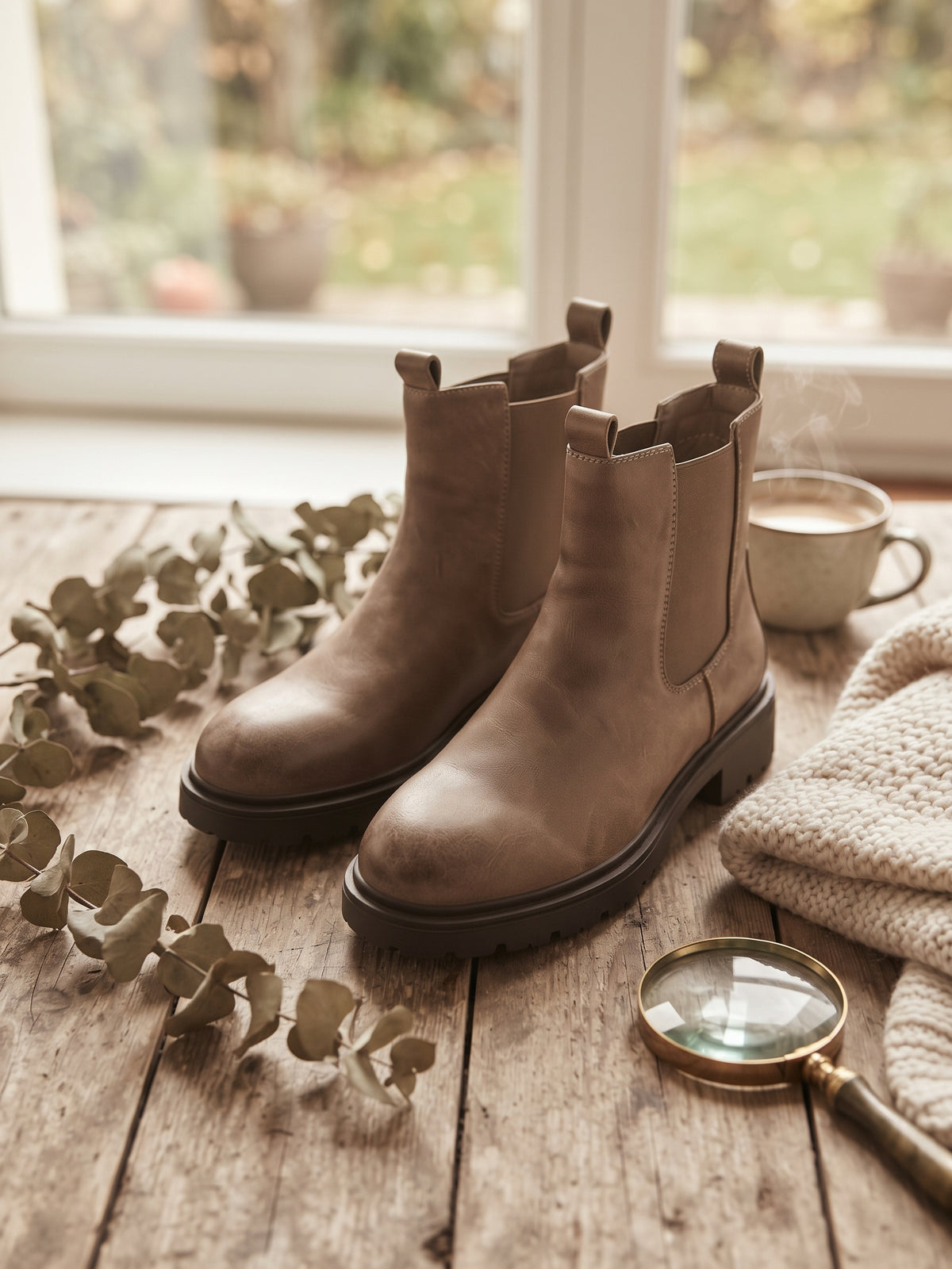 Stivaletto Chelsea taupe|Colore:Taupe