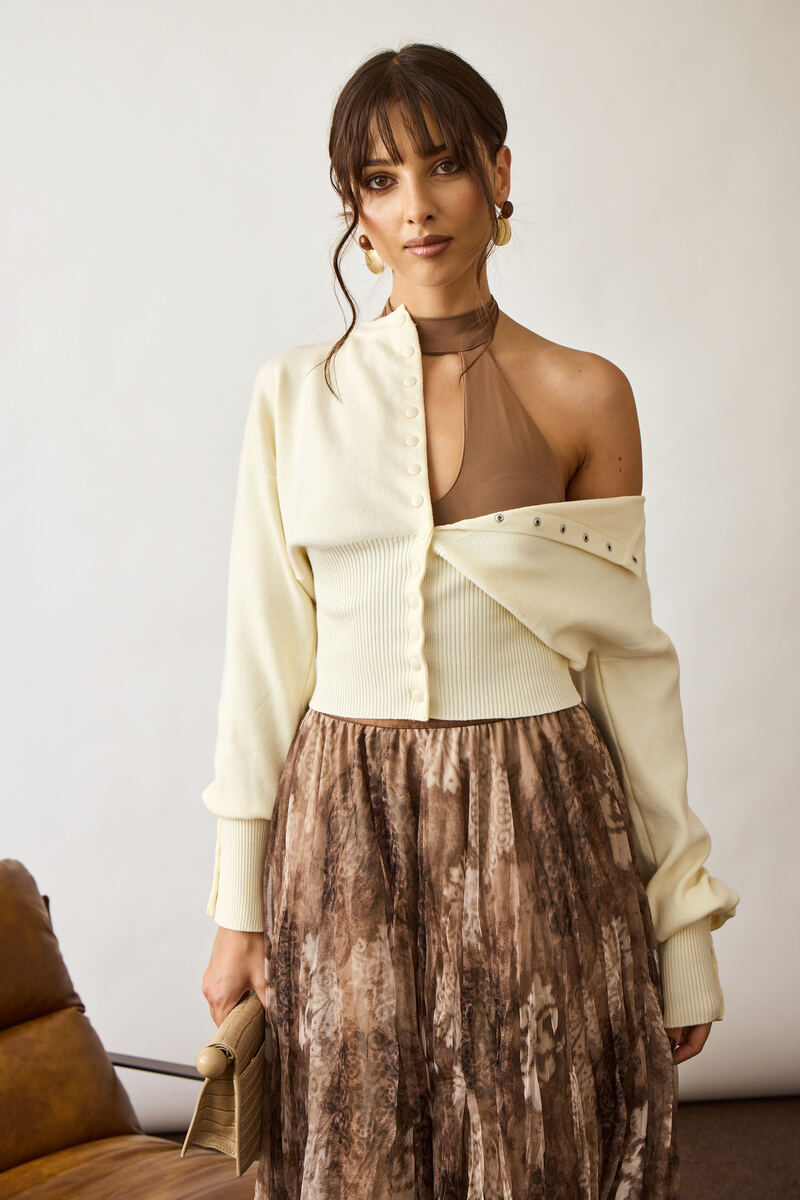 Cardigan Chic Burro|Colore:Burro