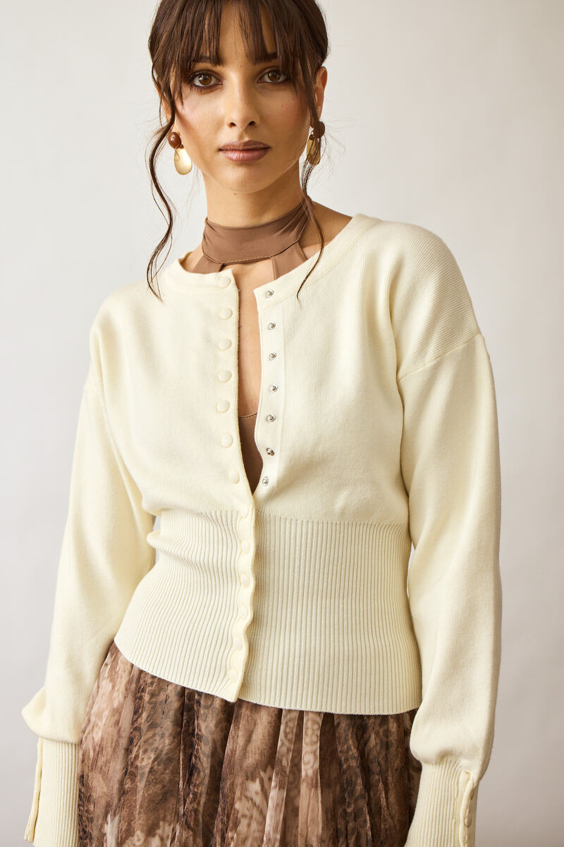 Cardigan Chic Burro|Colore:Burro