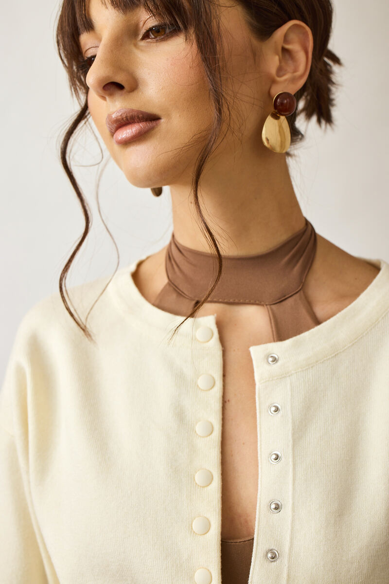 Cardigan Chic Burro|Colore:Burro
