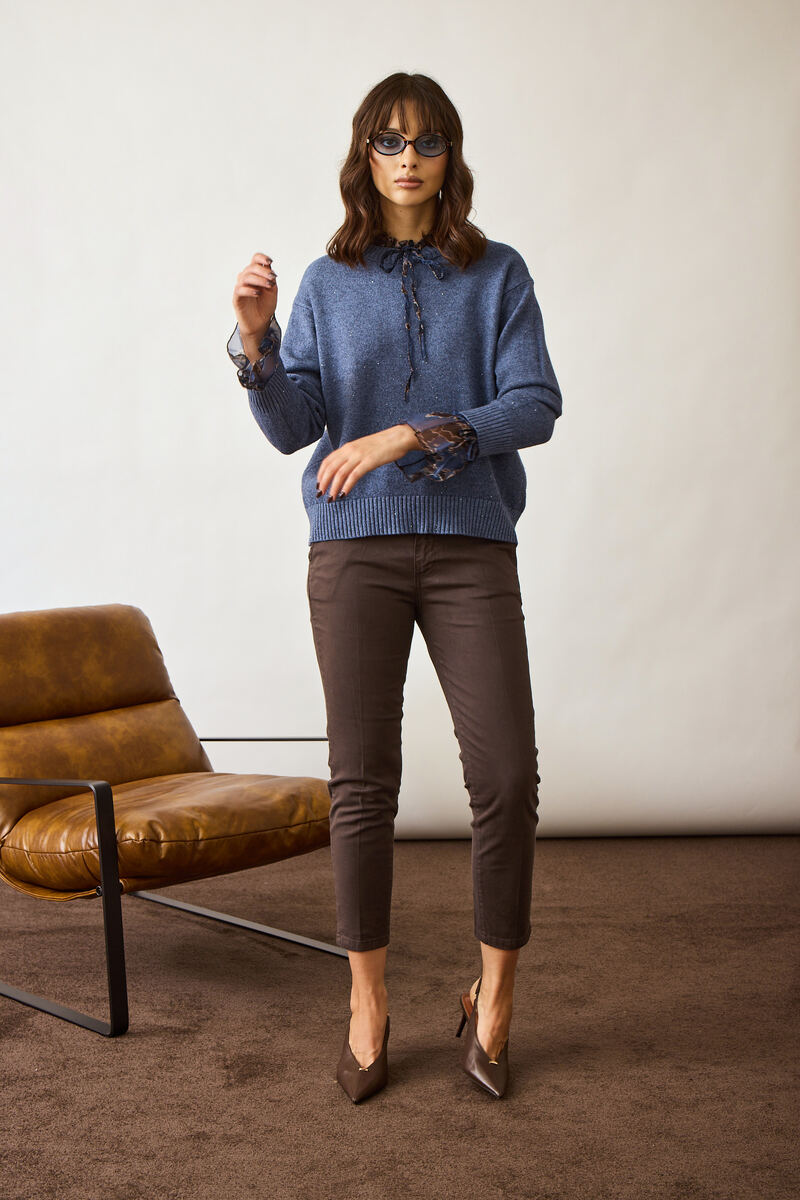 Pantalone Basic Testa di moro|Colore:Testa di moro