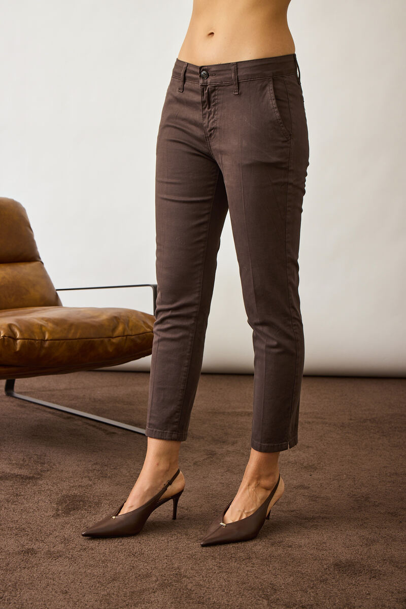 Pantalone Basic Testa di moro|Colore:Testa di moro