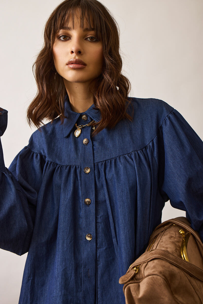 Camicia Denim Balza denim|Colore:Denim