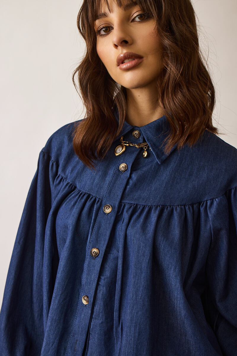 Camicia Denim Balza denim|Colore:Denim