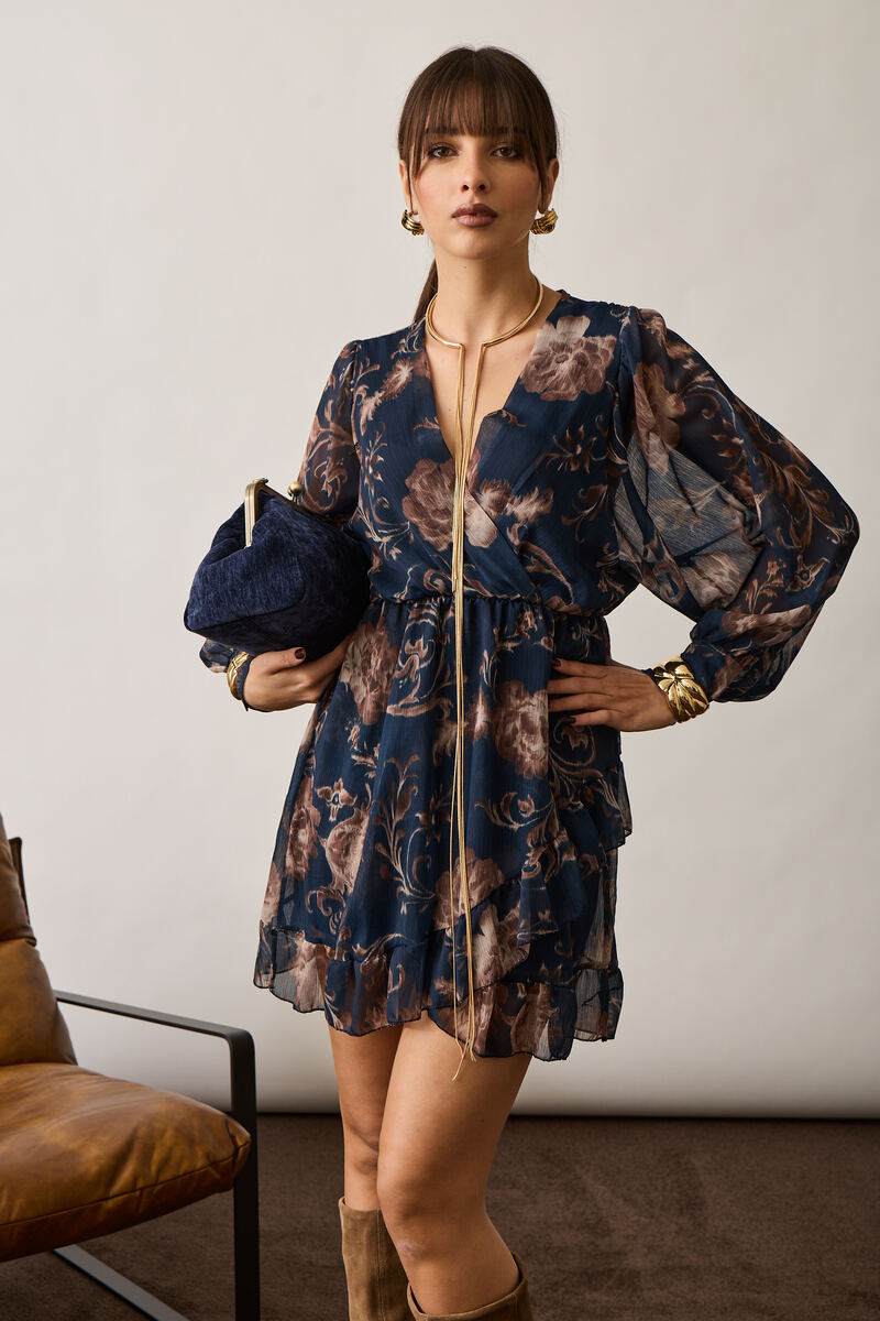 Abito Peonia Blu|Colore:Blu