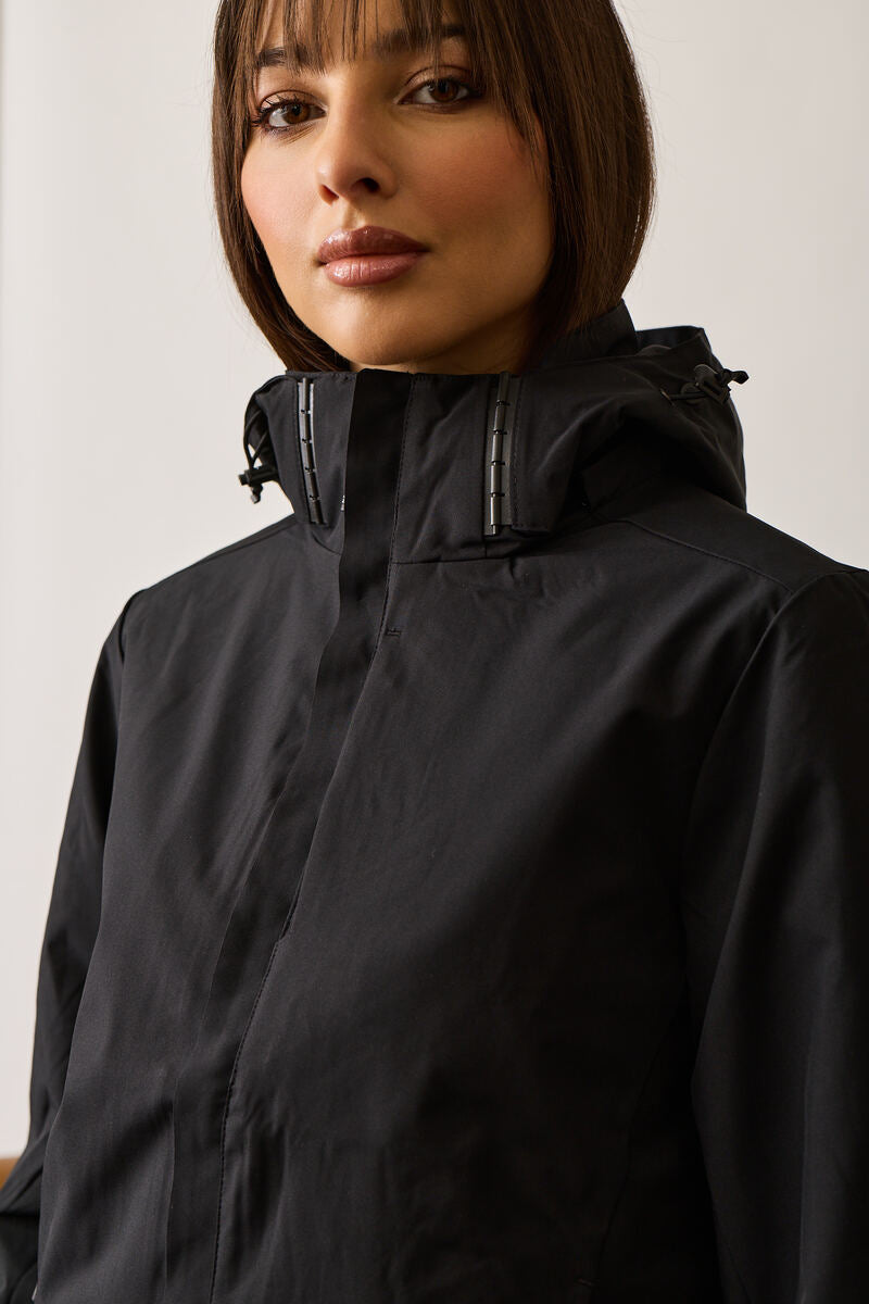 Giubbino Combinato nero|Colore:Nero