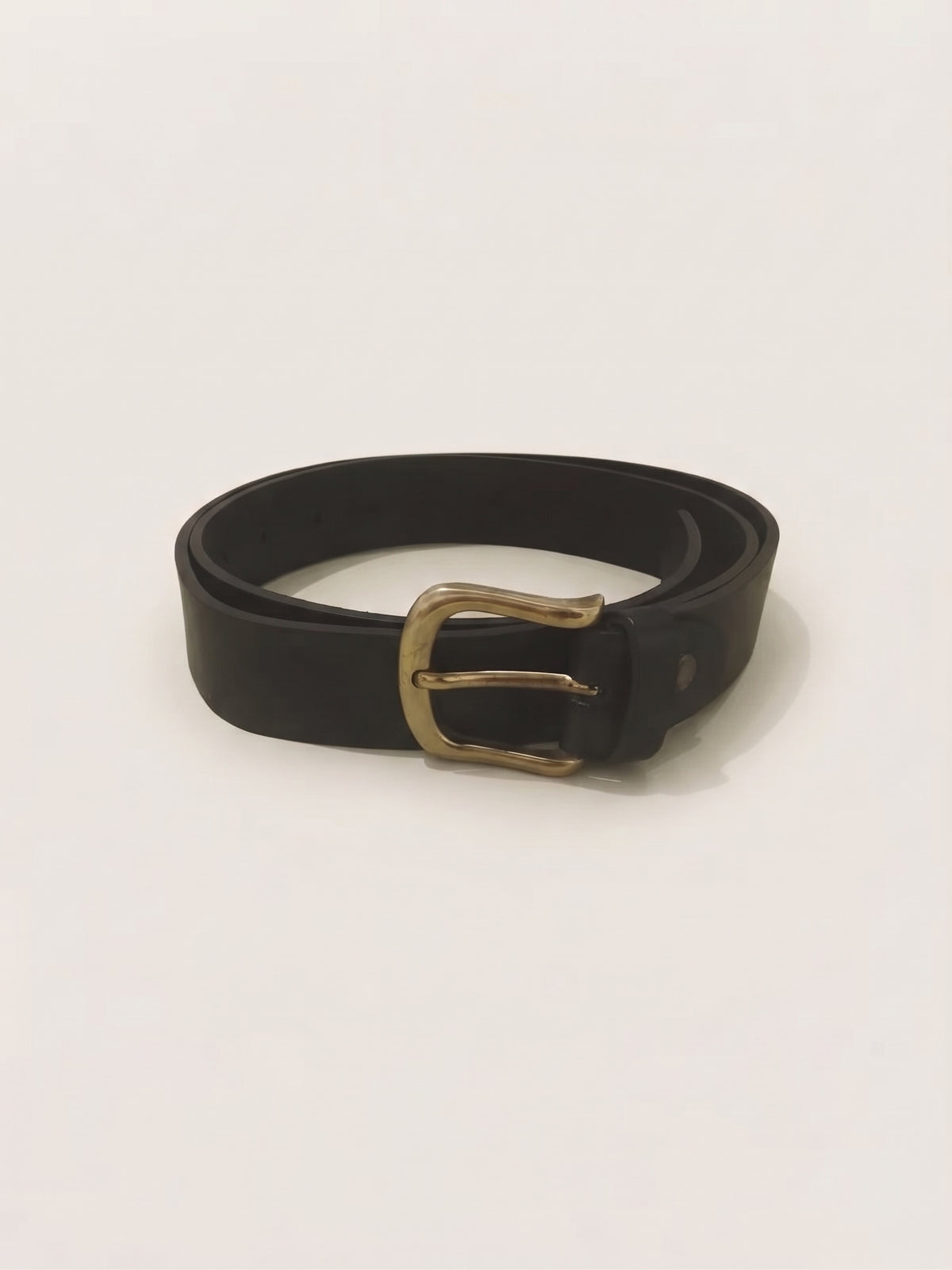 Cintura Basic Vera Pelle Nero|Colore:Nero