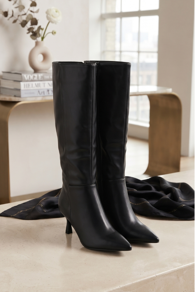 Stivale Alto nero|Colore:Nero